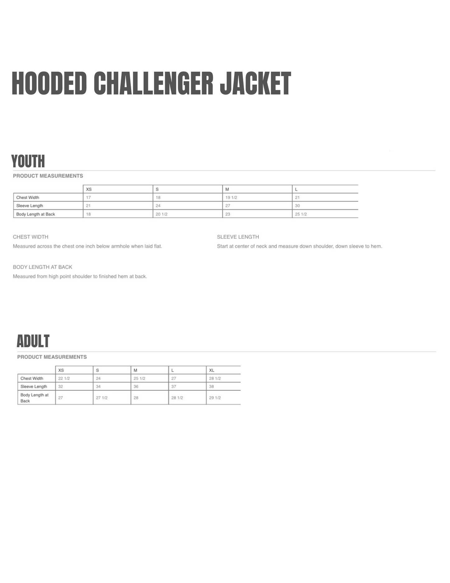 Hooded Challenger Jacket