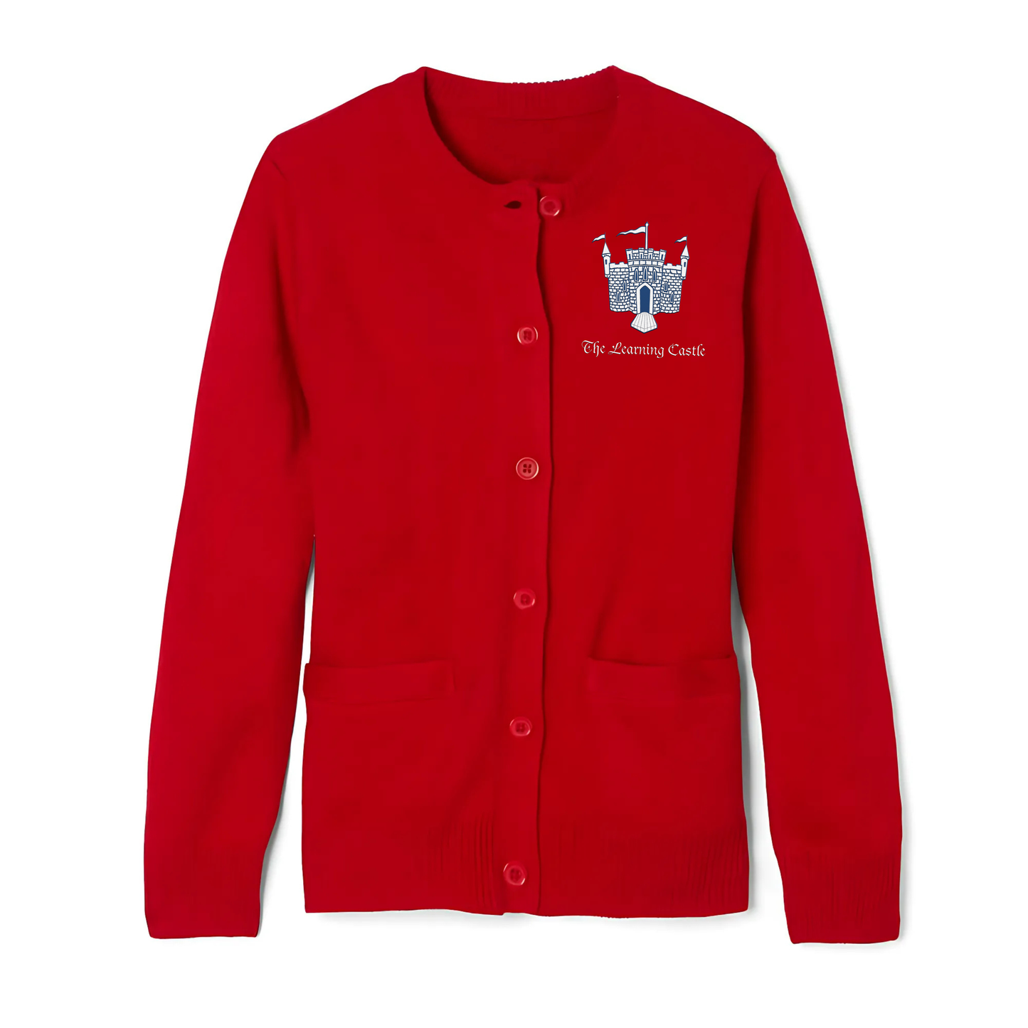 TLC Girls Crew Neck Cardigan Sweater