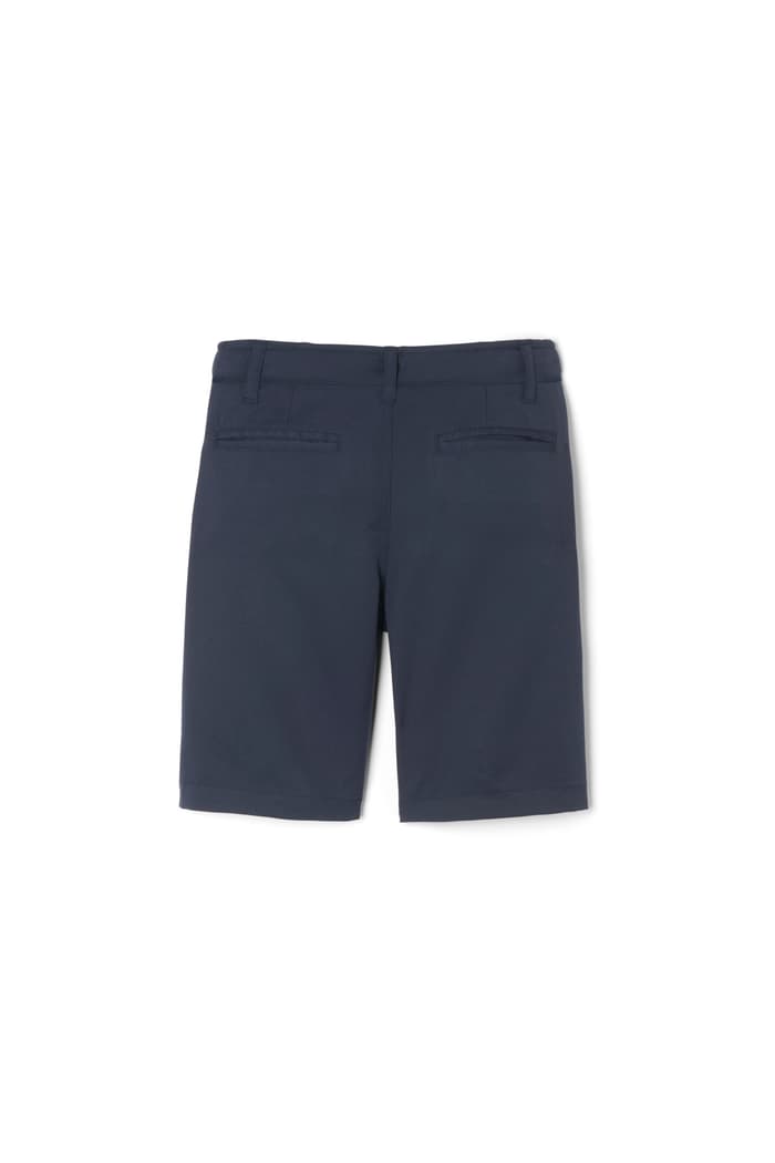 Navy Boys’ Flat Front Stretch Performance Short