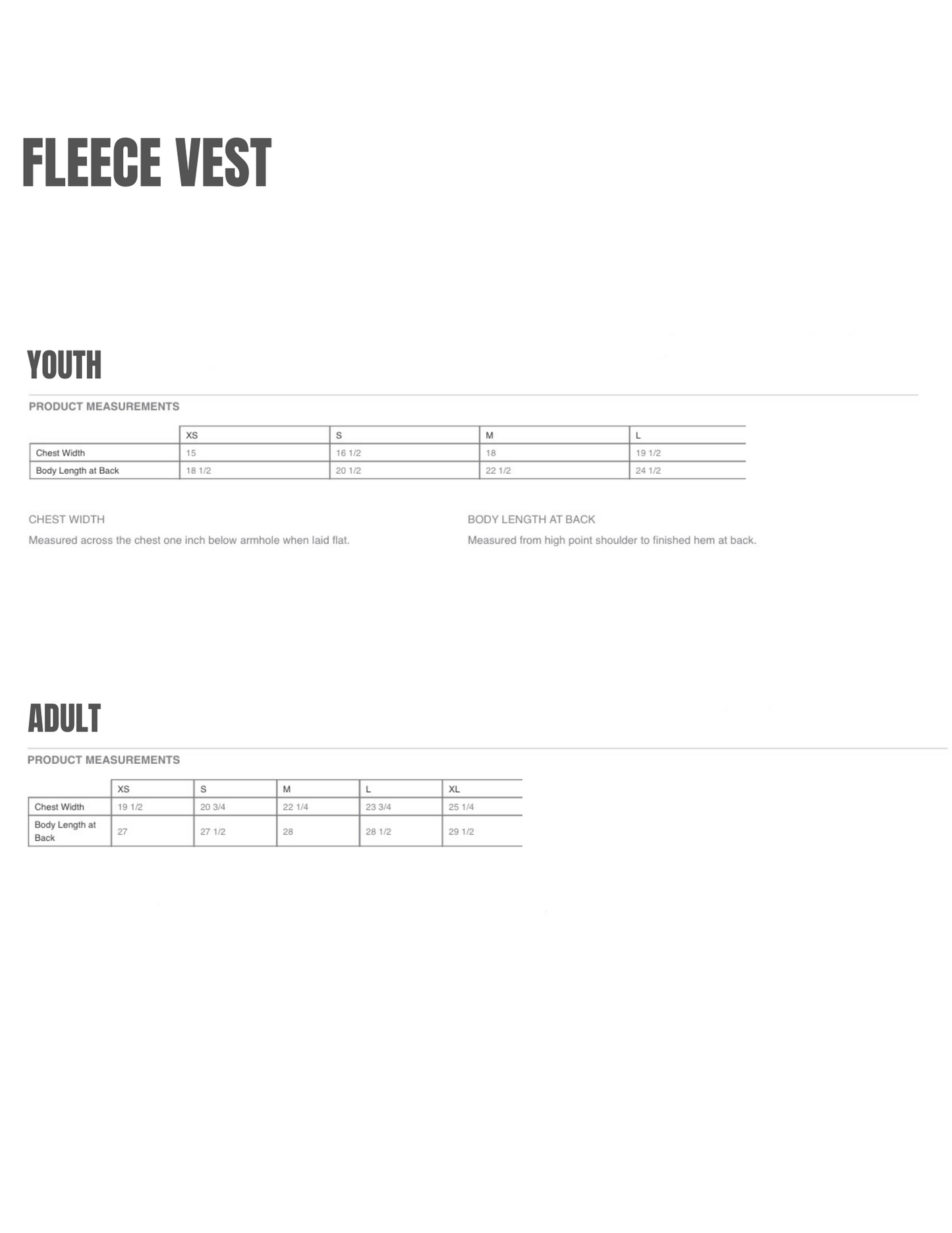 Fleece Vest