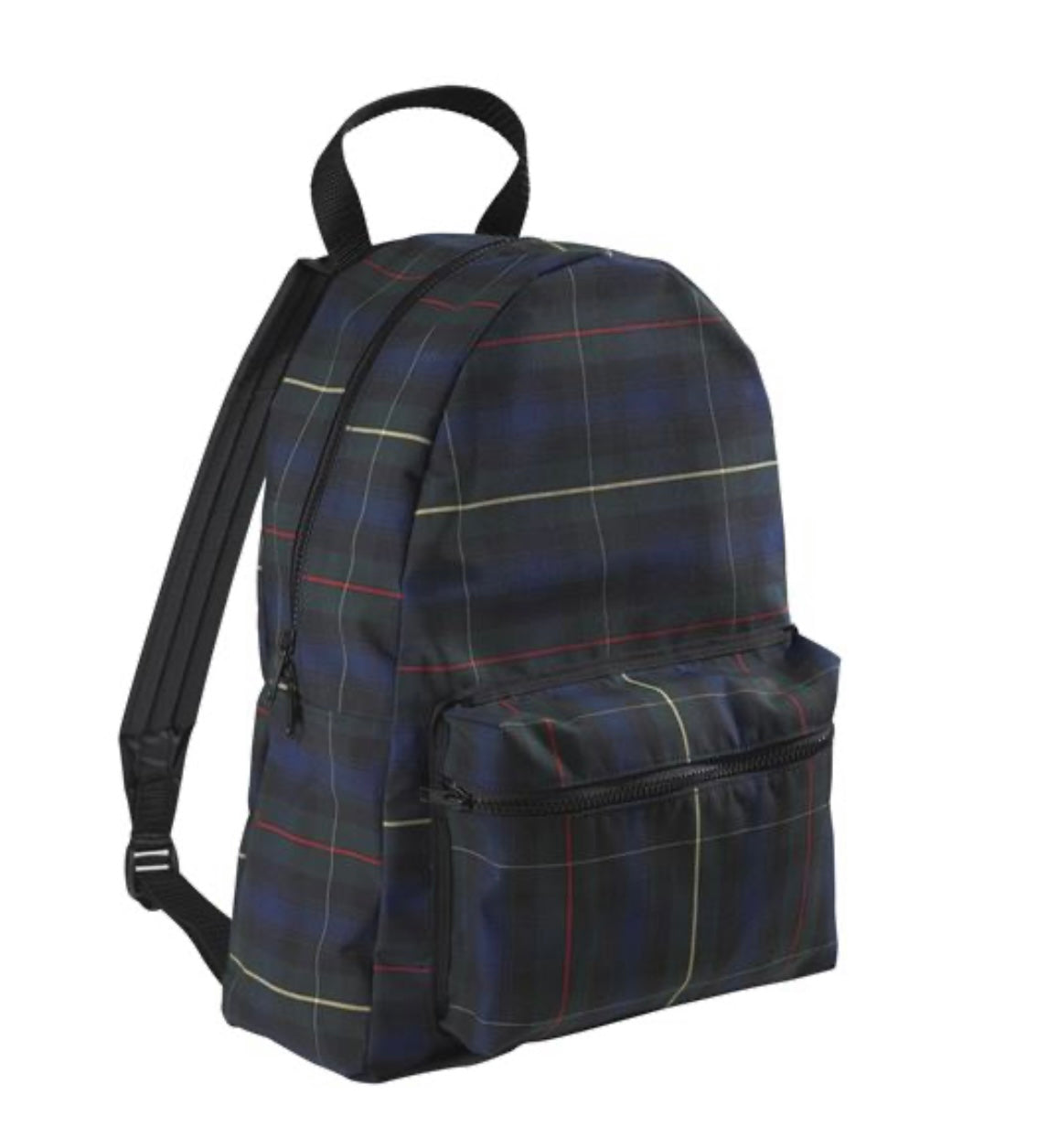 Plaid School Backpack