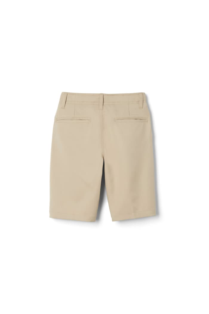 Khaki Boys’ Flat Front Stretch Performance Short