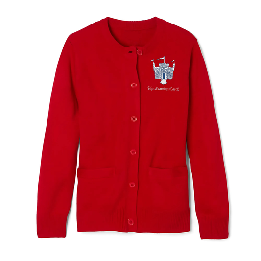 TLC Girls Crew Neck Cardigan Sweater