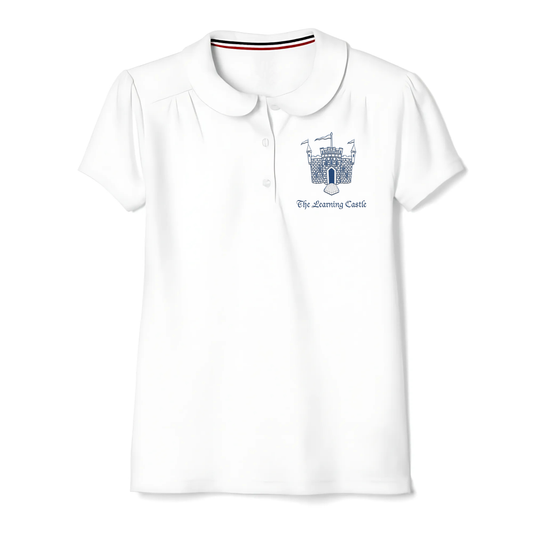 TLC Short Sleeve Peter-Pan Collar Polo